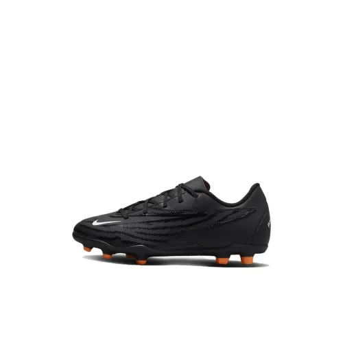 Nike Phantom GX Jr. Phantom GX Club MG Переработанный материал Нескользящий Легкий Низкий Топ Детские футбольные бутсы Черный Детский