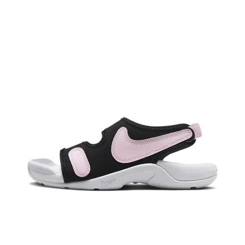 nike Sunray Adjust 6 Slip-resistant Abrasion-resistant Children's Sandals Black Pink