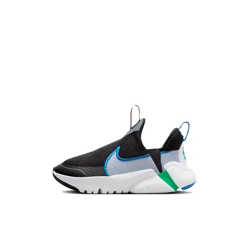 Nike Flex Plus 2 Slip-resistant Abrasion-resistant Low Top Детская беговая обувь Черный Белый Детская