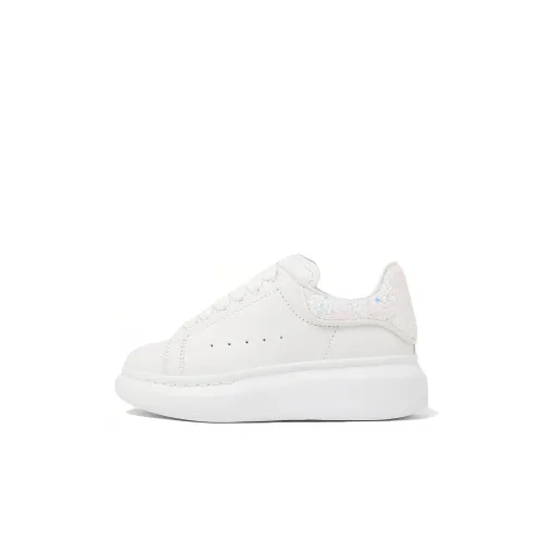 Alexander McQueen Oversized Sneaker High Топ Стильные Скейтбординги Белый Дети Возраст 3-7 Лет