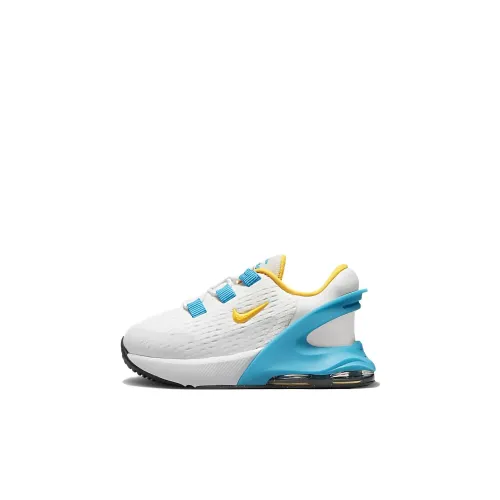 Nike Air Max 270 Go TD Low Топ Обувь для малышей Белый Синий Infant And Toddler
