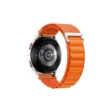 Высокогорный Loop Нейлоновый Ремень ~ Апельсиновый (Серебряная Пряжка)