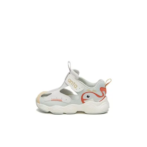 ANTA Низкие Спортивные Сандалии Белые Оранжевые для Малышей и Детей