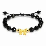 Принцесса на бегу Bowknot Браслет [Черный]