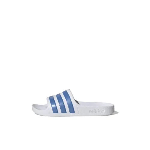 adidas Adilette Aqua Low Top Домашние тапочки для детей Белый Синий Kids