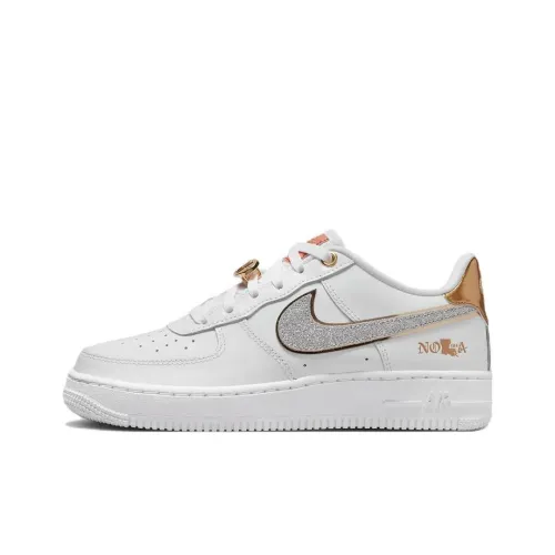 Nike Air Force 1 '07 LV8 'Nola' Slip-resistant Амортизация Устойчивость к истиранию Низкий Топ Детские Скейтбординги