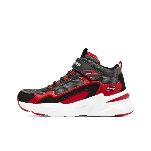 Skechers BOBS BAMINA Детские повседневные кроссовки Черный Красный Подростки