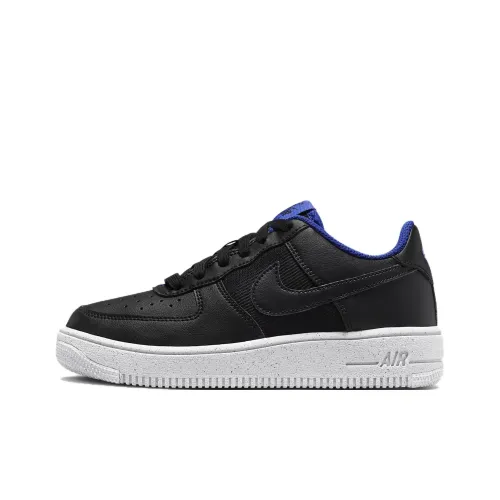 Nike Air Force 1 Low противоскользящий амортизация устойчивый к истиранию низкий топ детские для скейтбординга черный