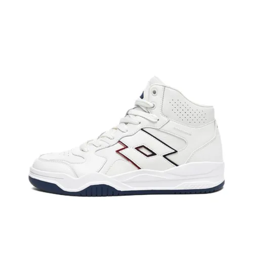 LOTTO Термическое Противоскользящее и Устойчивое к Износу Покрытие Высокие Кроссовки для Скейтбординга Мужские Цвет Слоновая Кость