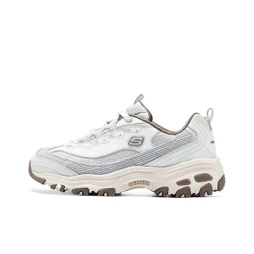 Skechers DLITES Масло-Подошва Низкий Топ Мятный Белый Шоколад Женский