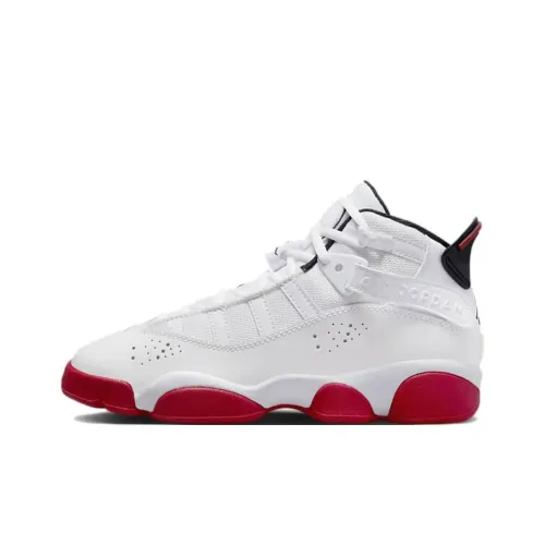 Jordan Air Jordan 6 Кольца Детские баскетбольные кроссовки MID Топ Унисекс
