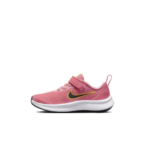 Nike Star Runner 3 Slip Resistant Abrasion Resistant Low Топ Детские беговые кроссовки Красный Children Aged 3 7 Лет