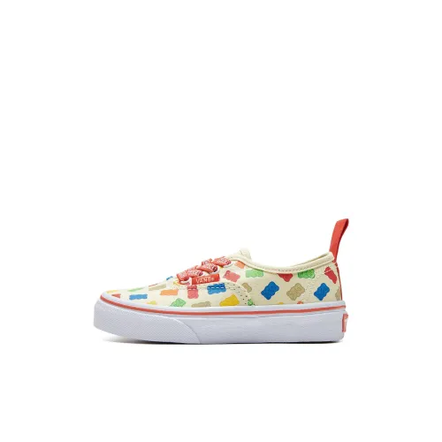 HARIBO x Vans Authentic Series Низкие Кеды для Скейтбординга Детские Белый Красный для детей 3-7 лет