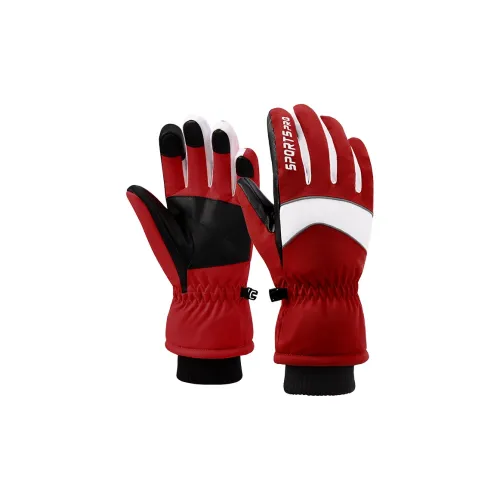 NANJIREN Утолщенные лыжные перчатки женские