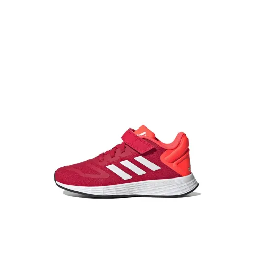 Adidas Duramo 10 Low Топ Беговые кроссовки Красно-белый Детский