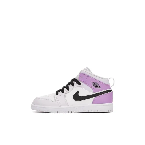 Jordan Air Jordan 1 Детские баскетбольные кроссовки MID Топ Pre School