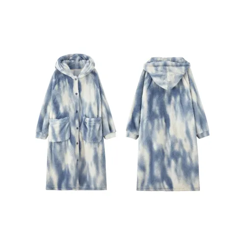 REDU Банные халаты Женские Градиент Синий
