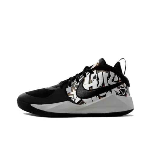 Nike Team Hustle D 9 Детские баскетбольные кроссовки MID Топ Школьный возраст