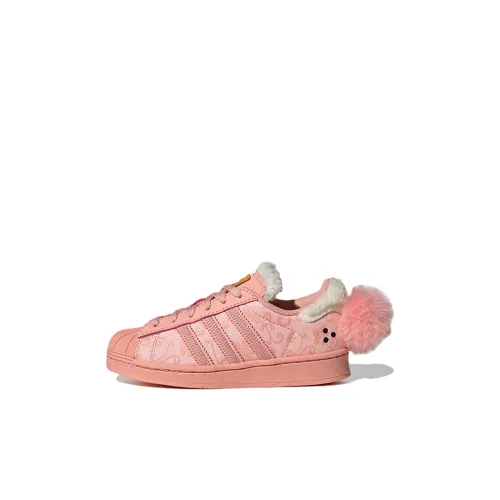 Adidas Originals Superstar Детские Скейтбординги Низкий Топ Предшкола