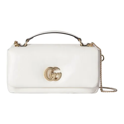 GUCCI Кожа Сумка через плечо Сумка Маленькая Женская Белая