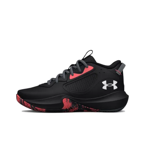 Under Armour Lockdown 6 Противоскользящие Амортизирующие Устойчивые к Износу Низкий Топ Баскетбольные Кроссовки