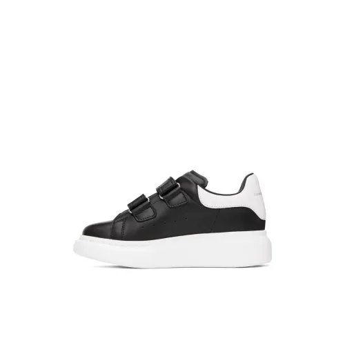 Alexander McQueen Oversized Sneaker Low Топ Стильные Скейтбординги Черный Белый Детский