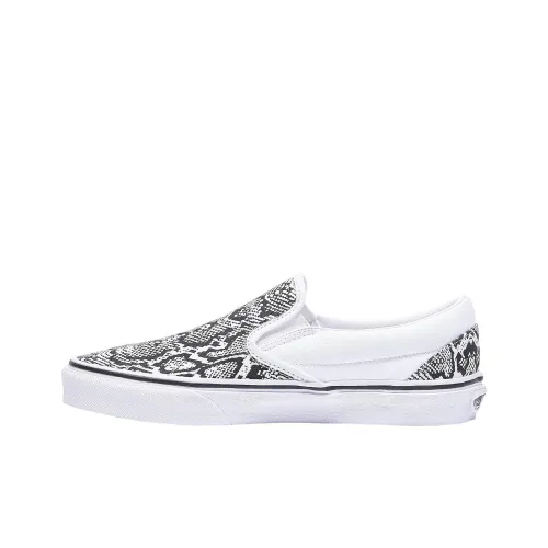 VANS Slip-on Low Top Скейтборд Кроссовки Unisex Черный Белый