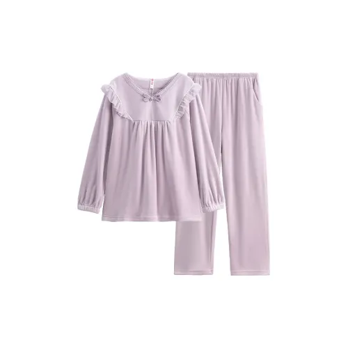 FENTENG Пижамный комплект женский романтический фиолетовый