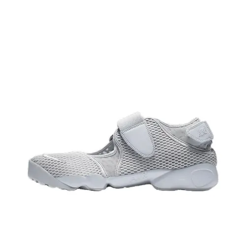 Nike Air Rift Slip Resistant Abrasion Resistant Низкий Топ Повседневная обувь Мужская Серый