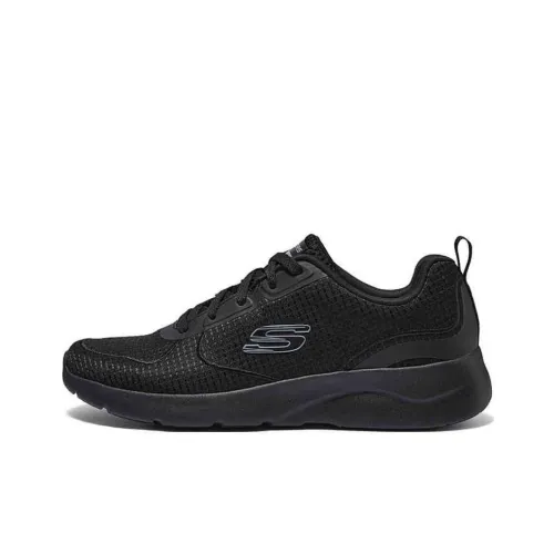 SKECHERS SPORT MENS Кэжуал Низкий Топ Черный Мужской