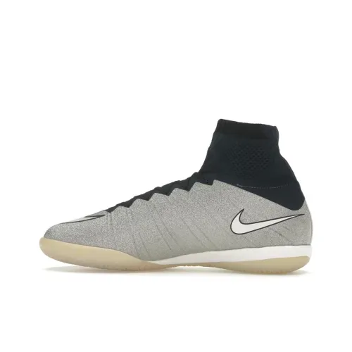nike MercurialX Proximo IC IN Амортизация Износостойкие футбольные бутсы Wear унисекс серый