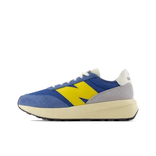 New Balance совместный бренд 370 Low Топ Беговые кроссовки Унисекс Синий Серый