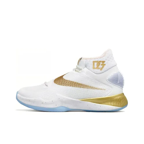 Nike HyperRev с амортизацией противоскользящие высокие баскетбольные кроссовки мужские белый золото