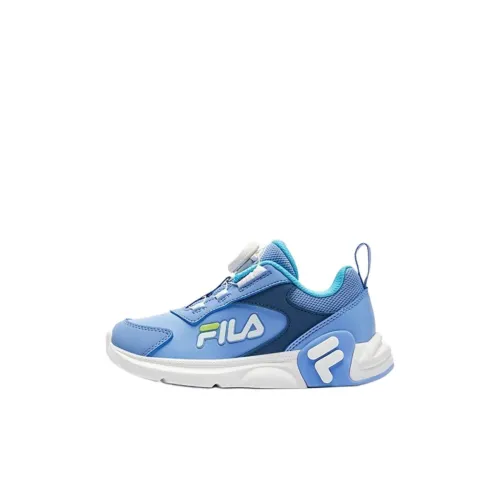 FILA KIDS Выступление FPH Детские кроссовки для тренировок Низкий топ Циан/Синий цветок Синий дошкольный