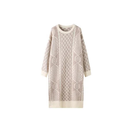 MEITENG Ночная сорочка Женская Абрикос