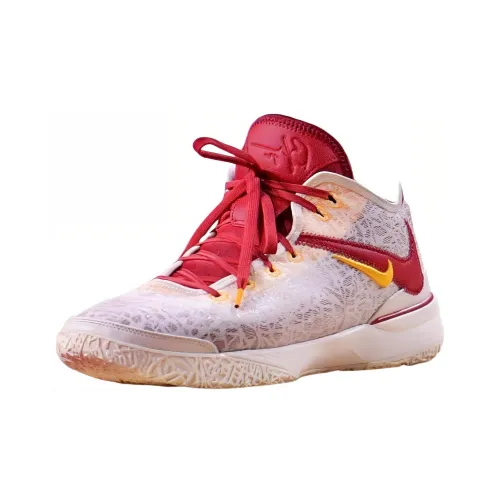 Nike LeBron NXXT Gen Баскетбольные кроссовки Low Топ Белый Красный Мужской