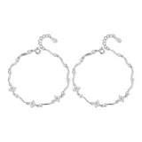 Браслет с клевером четырехлистным (Пара)