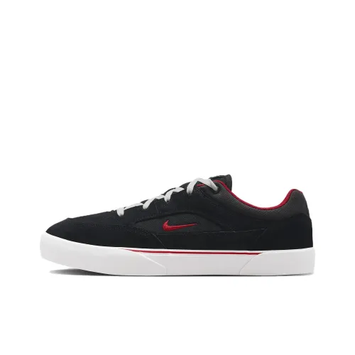 Nike SB MALOR Slip-on Устойчивый к истиранию Низкий Топ Скейтборд Кроссовки Унисекс Черный