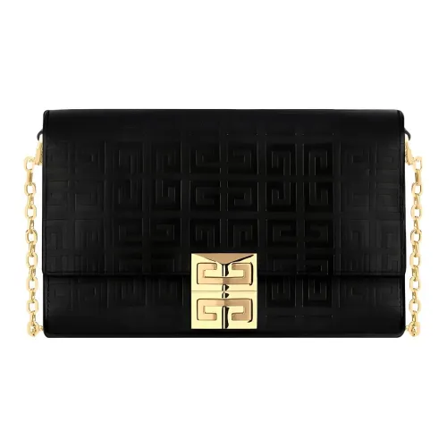 Givenchy 4G Коровья кожа Сумка через плечо Маленькая Женская Черная