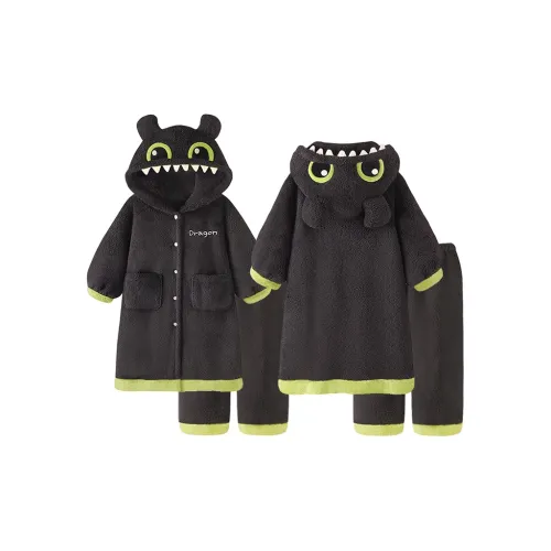 O'MESIK Пижамный комплект Унисекс Черный