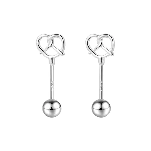 EAR PARTNER Серьги-гвоздики из серебра 925 пробы женские