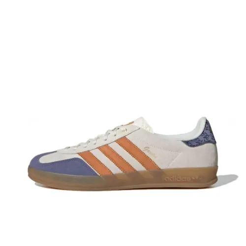 Adidas Originals GAZELLE INDOOR Устойчивые к истиранию Низкие Кроссовки для скейтбординга Унисекс Белые