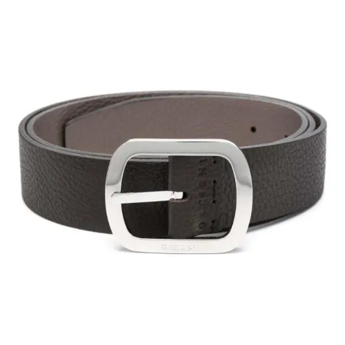 ORCIANI Телячья кожа Кожаные ремни Мужской Черный Ширина 5CM