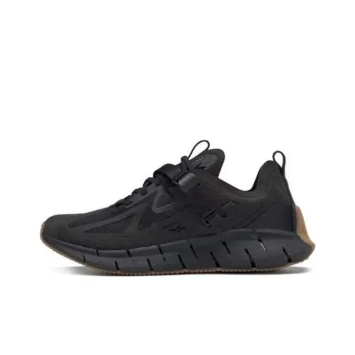 Reebok совместный бренд Zig Kinetica Амортизация Низкий Топ Беговые кроссовки Унисекс Черный