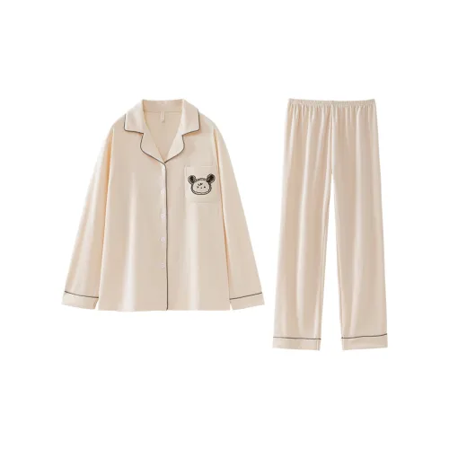 William Pajama Комплект Женский Абрикос