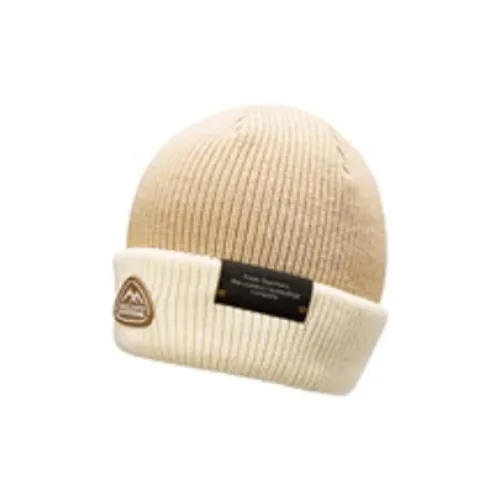 Skechers Акрил Овечья шерсть Смесовая шерсть Шапки-бини Унисекс Кремово-белый