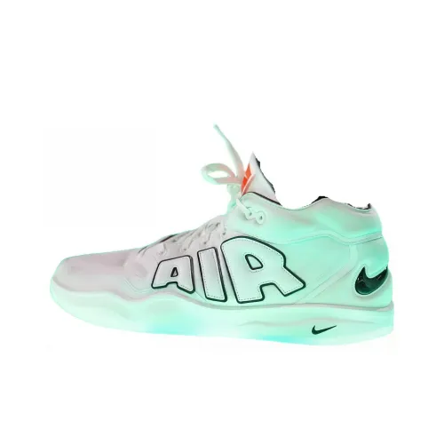 Nike G.T. Hustle 2 'Air More Uptempo' Устойчивый к истиранию Дышащие Низкие Баскетбольные кроссовки Мужские Циановый