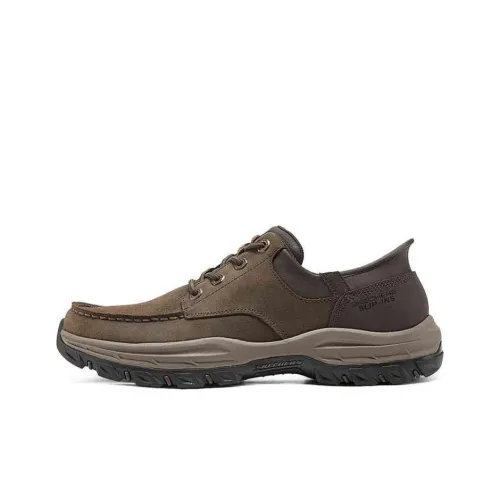 SKECHERS MENS USA Повседневный Низкий Топ Темно-Коричневый Мужской