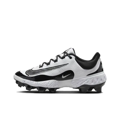 Nike Alpha Huarache Elite 4 Slip-Resistant Abrasion-Resistant Low-Top Training Shoes Men's White Black Найк Alpha Huarache Elite 4 Противоскользящие Устойчивые к Износу Низкие Кроссовки для Тренировок Мужские Белый Черный