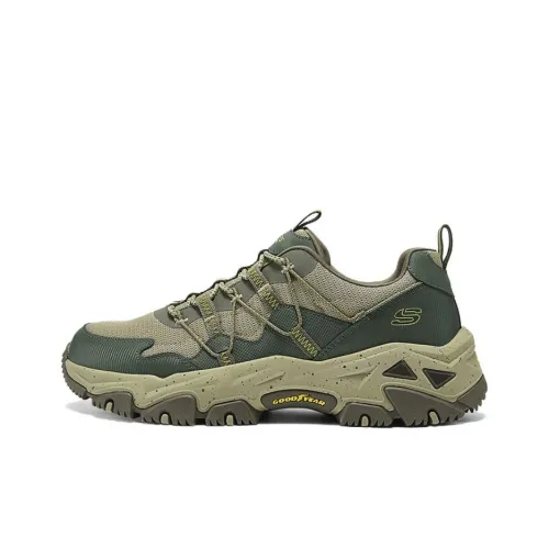 Skechers На открытом воздухе Альпинистские и туристические ботинки Низкий верх Оливково-коричневый Мужской